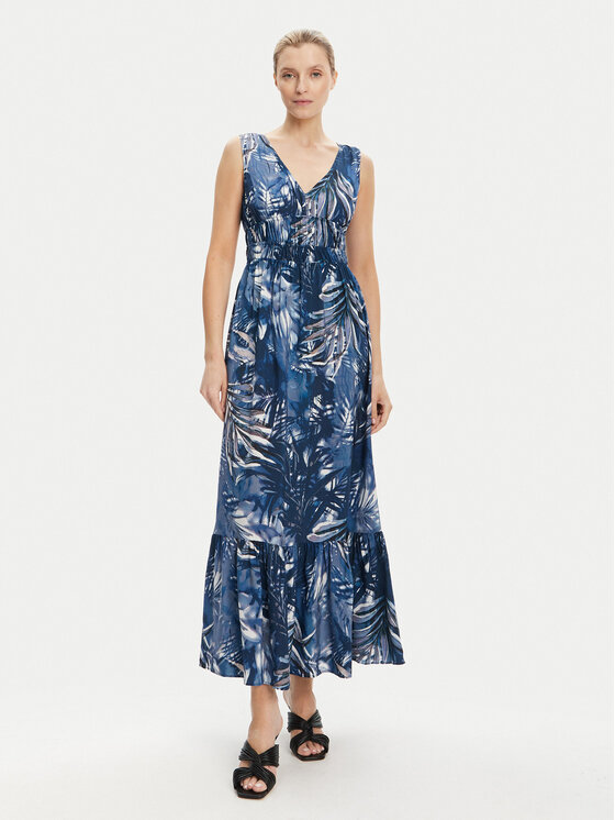 Tatuum Лятна рокля Leti T2509.196 Тъмносин Regular Fit цвят на ниска цена