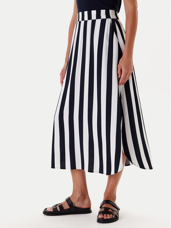 Tatuum Миди пола Katia 1 T2510.171 Тъмносин Relaxed Fit цвят на ниска цена