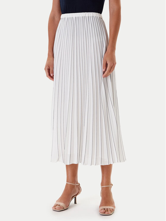 Tatuum Плисирана пола Mirama 1 T2510.172 Екрю Relaxed Fit цвят на ниска цена