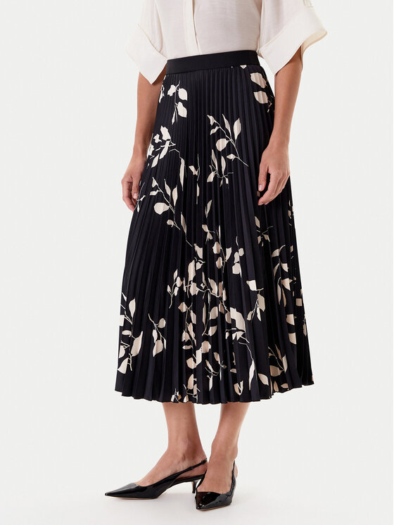 Tatuum Плисирана пола Mirama 3 T2504.182 Черен Regular Fit цвят на ниска цена