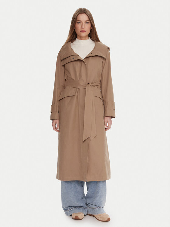 Tatuum Преходно палто Meggy T2503.003 Бежов Regular Fit цвят на ниска цена