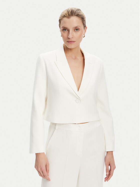 Tatuum Сако Reneta T2508.024 Екрю Slim Fit цвят на ниска цена