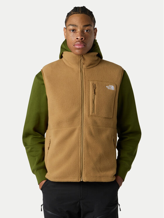 The North Face Елек Yumiori NF0A8B65 Бежов Regular Fit цвят на ниска цена