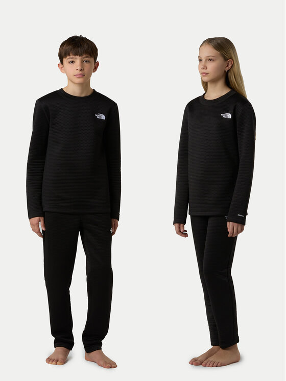 The North Face Комплект термобельо DotKnit NF0A88VC Черен цвят на ниска цена