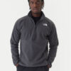 The North Face Полар 1/2 Glacier NF0A89JH Сив Regular Fit цвят на ниска цена