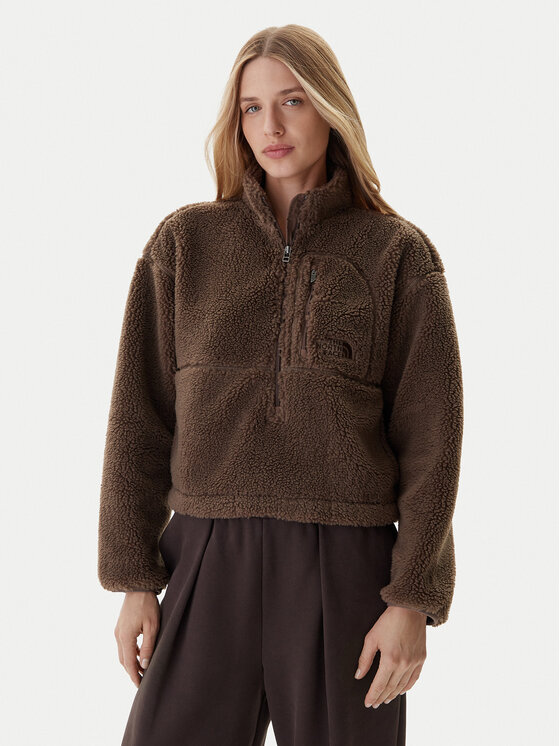 The North Face Полар Extreme Pile NF0A88ZC Кафяв Regular Fit цвят на ниска цена