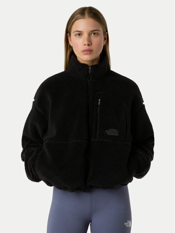 The North Face Полар Extreme Pile NF0A88ZC Черен Regular Fit цвят на ниска цена