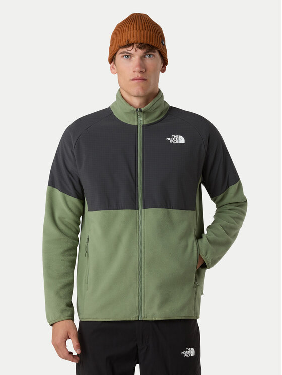 The North Face Полар Glacier NF0A89JG Зелен Regular Fit цвят на ниска цена