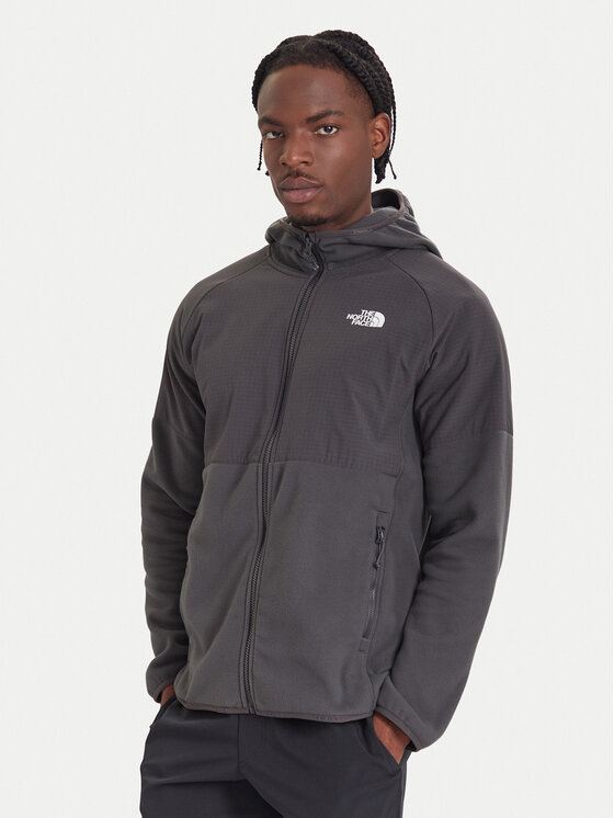 The North Face Полар Glacier NF0A89JJ Сив Regular Fit цвят на ниска цена