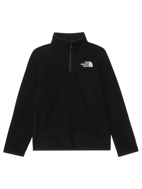 The North Face Полар Glacier NF0A8CVG Черен Regular Fit цвят на ниска цена