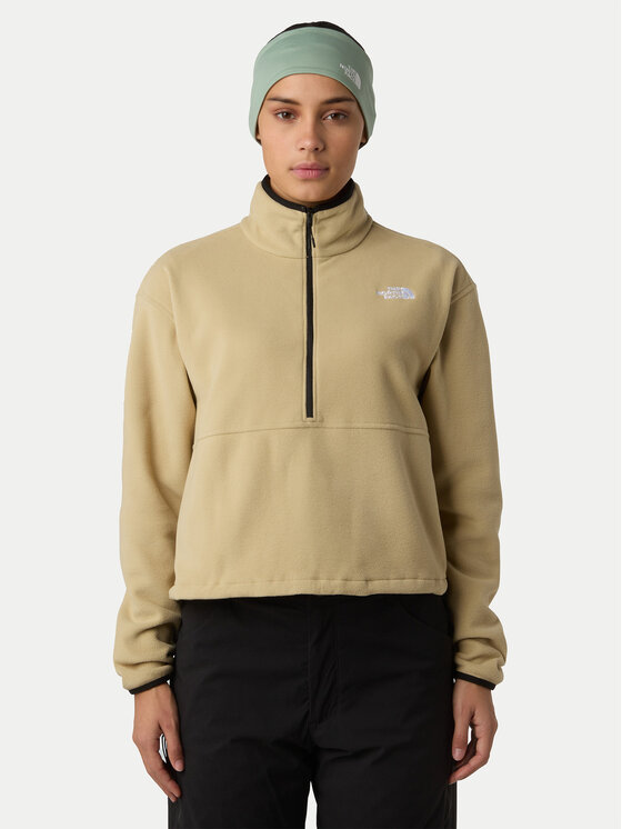 The North Face Полар Glacier NF0A8D2C Бежов Regular Fit цвят на ниска цена
