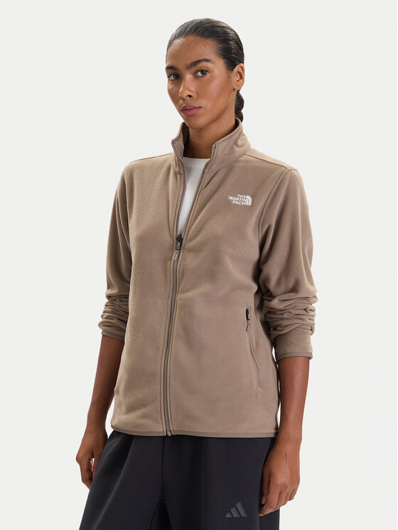 The North Face Полар Glacier NF0A8D2F Бежов Regular Fit цвят на ниска цена