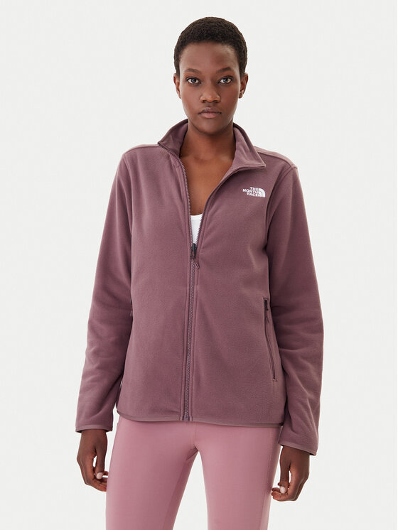 The North Face Полар Glacier NF0A8D2F Бордо Regular Fit цвят на ниска цена