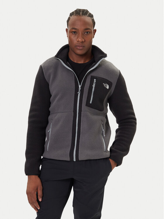 The North Face Полар Yumiori NF0A883R Сив Regular Fit цвят на ниска цена