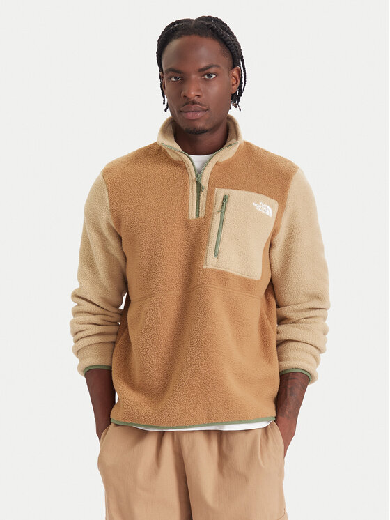 The North Face Полар Yumiori NF0A883S Бежов Regular Fit цвят на ниска цена