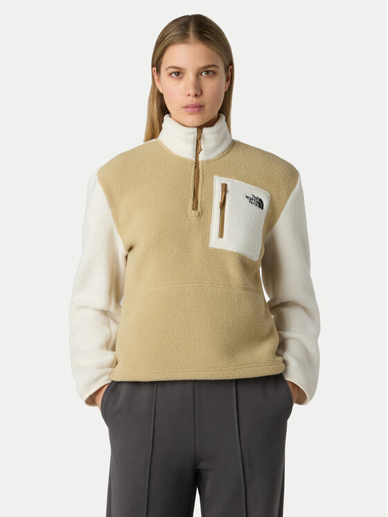 The North Face Полар Yumiori NF0A8E89 Бежов Regular Fit цвят на ниска цена