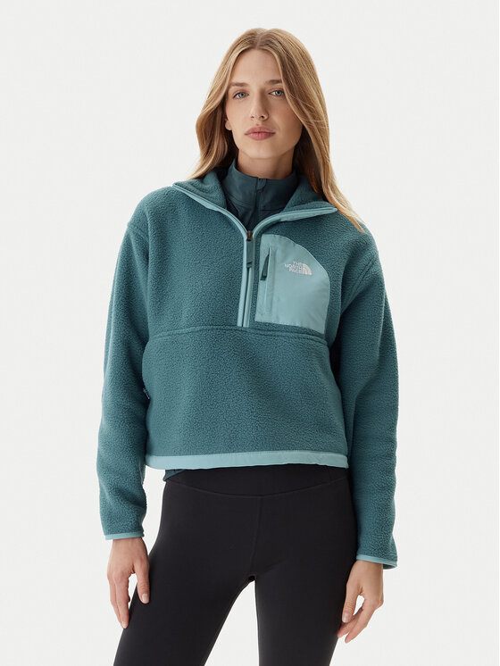 The North Face Полар Yumiori NF0A8EV0 Син Relaxed Fit цвят на ниска цена