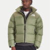 The North Face Пухено яке 1996 Retro Nuptse NF0A3C8D Зелен Loose Fit цвят на ниска цена