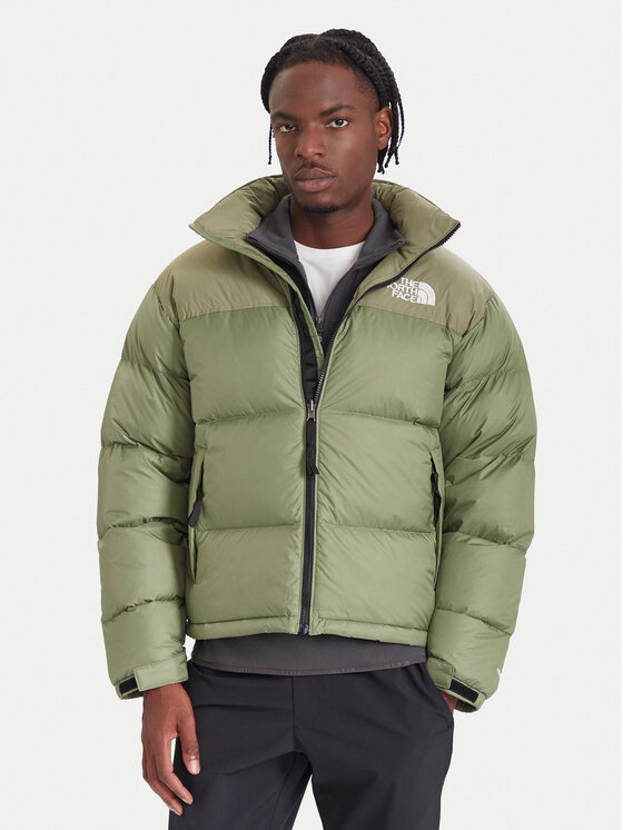 The North Face Пухено яке 1996 Retro Nuptse NF0A3C8D Зелен Loose Fit цвят на ниска цена