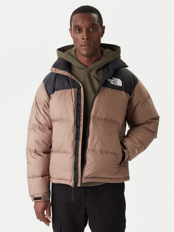 The North Face Пухено яке 1996 Retro Nuptse NF0A3C8D Кафяв Loose Fit цвят на ниска цена