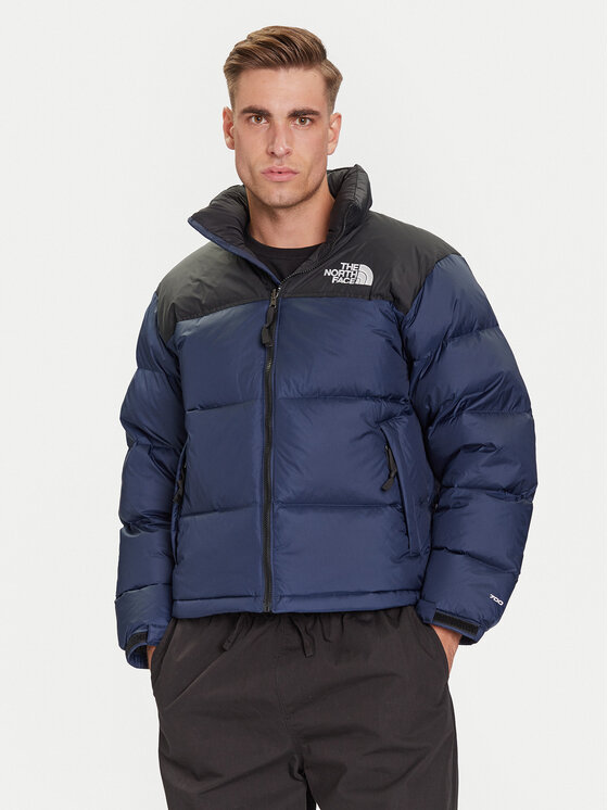 The North Face Пухено яке 1996 Retro Nuptse NF0A3C8D Тъмносин Loose Fit цвят на ниска цена