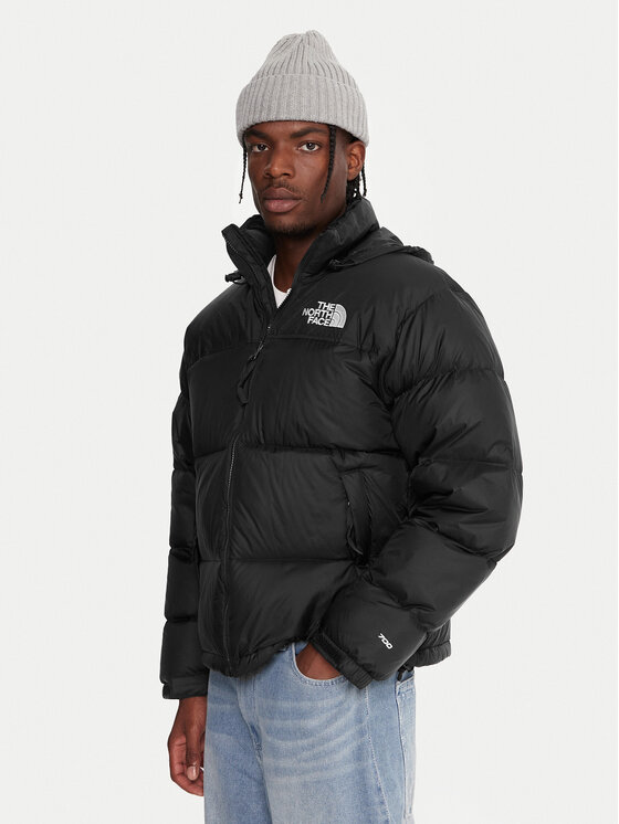 The North Face Пухено яке 1996 Retro Nuptse NF0A3C8D Черен Loose Fit цвят на ниска цена