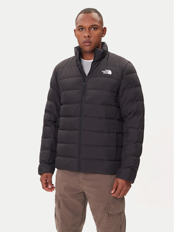 The North Face Пухено яке Aconcaqua NF0A84HZ Черен Regular Fit цвят на ниска цена