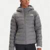 The North Face Пухено яке Aconcaqua NF0A84IV Сив Regular Fit цвят на ниска цена