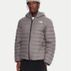 The North Face Пухено яке Classic NF0A8D1T Сив Regular Fit цвят на ниска цена