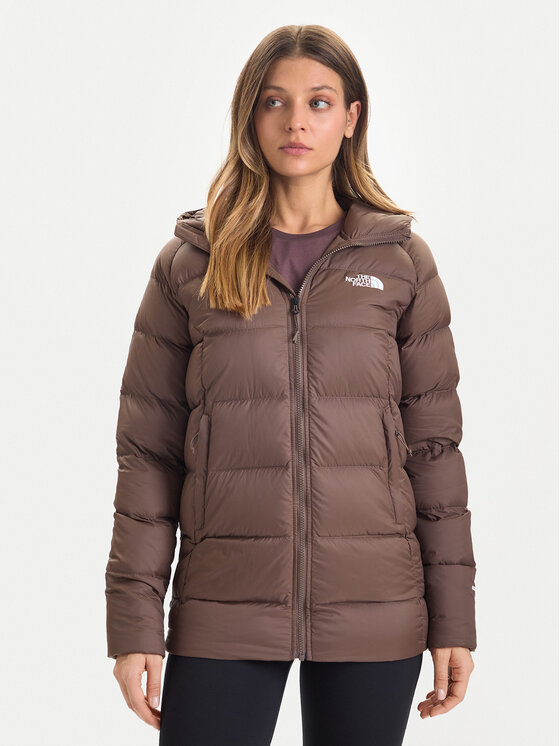The North Face Пухено яке Hyalite NF0A8E74 Кафяв Regular Fit цвят на ниска цена