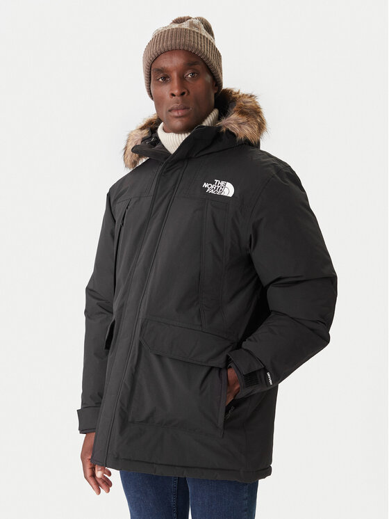 The North Face Пухено яке McMurdo NF0A5GJF Черен Regular Fit цвят на ниска цена