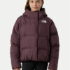 The North Face Пухено яке North NF0A88UD Бордо Regular Fit цвят на ниска цена