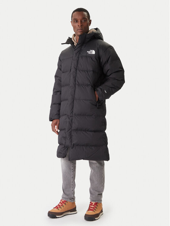 The North Face Пухено яке Nuptse NF0A832J Черен Loose Fit цвят на ниска цена