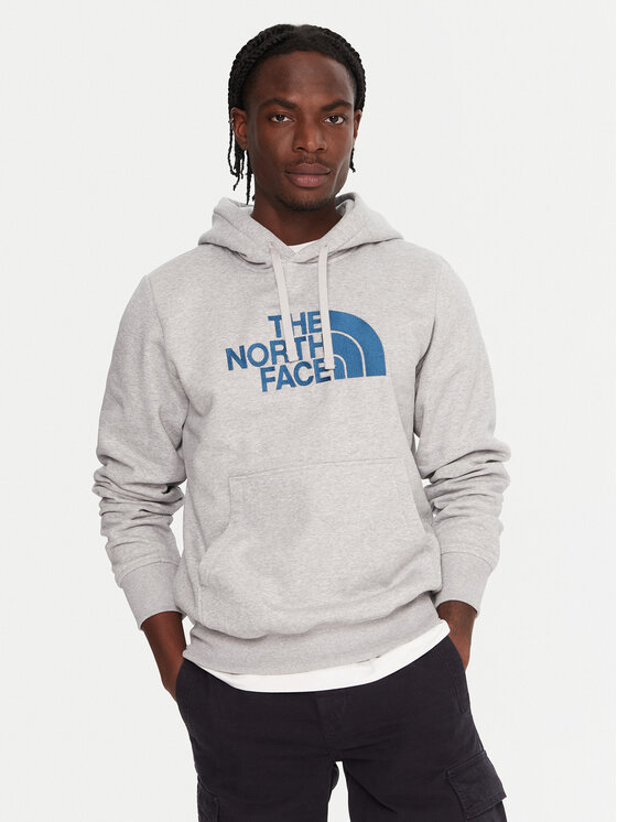 The North Face Суитшърт Drew Peak NF0A89EM Сив Regular Fit цвят на ниска цена