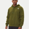 The North Face Суитшърт Essential NF0A89ES Зелен Regular Fit цвят на ниска цена