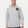 The North Face Суитшърт Fine NF0A89EU Сив Regular Fit цвят на ниска цена