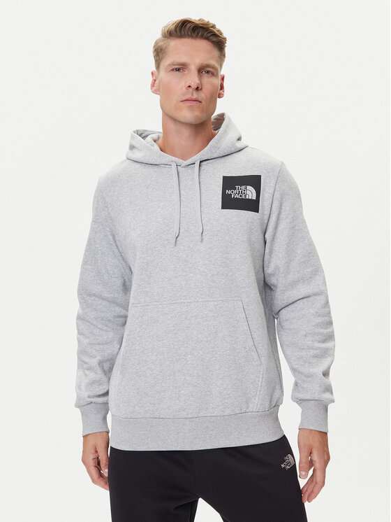 The North Face Суитшърт Fine NF0A89EU Сив Regular Fit цвят на ниска цена