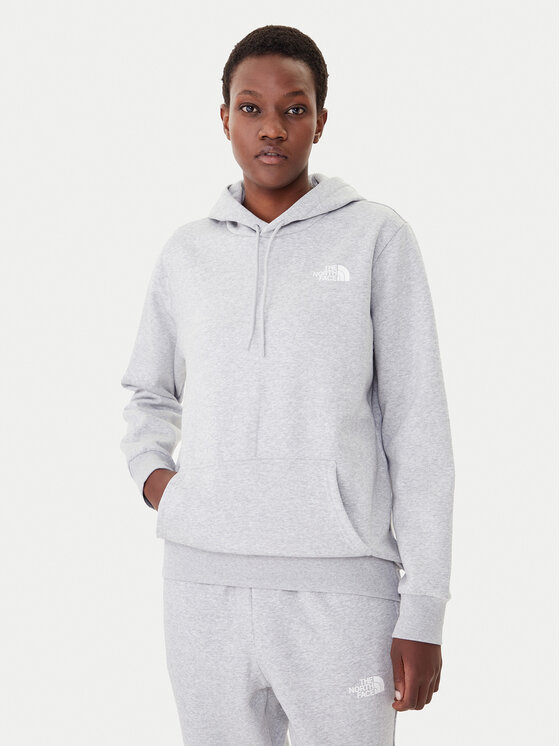 The North Face Суитшърт Simple Dome NF0A89EY Сив Regular Fit цвят на ниска цена