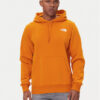 The North Face Суитшърт Simple Dome NF0A89FC Оранжев Regular Fit цвят на ниска цена