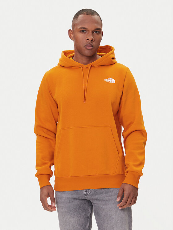 The North Face Суитшърт Simple Dome NF0A89FC Оранжев Regular Fit цвят на ниска цена