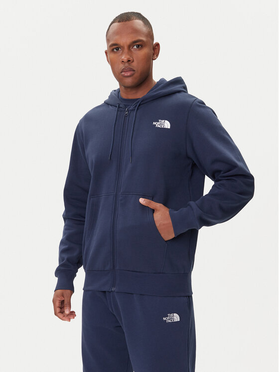 The North Face Суитшърт Simple Dome NF0A89FD Тъмносин Regular Fit цвят на ниска цена