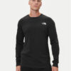 The North Face Тениска с дълъг ръкав Easy NF0A8A6F Черен Regular Fit цвят на ниска цена