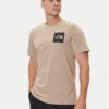 The North Face Тишърт Fine NF0A8A6M Бежов Regular Fit цвят на ниска цена