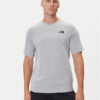The North Face Тишърт NF0A87NU Сив Regular Fit цвят на ниска цена