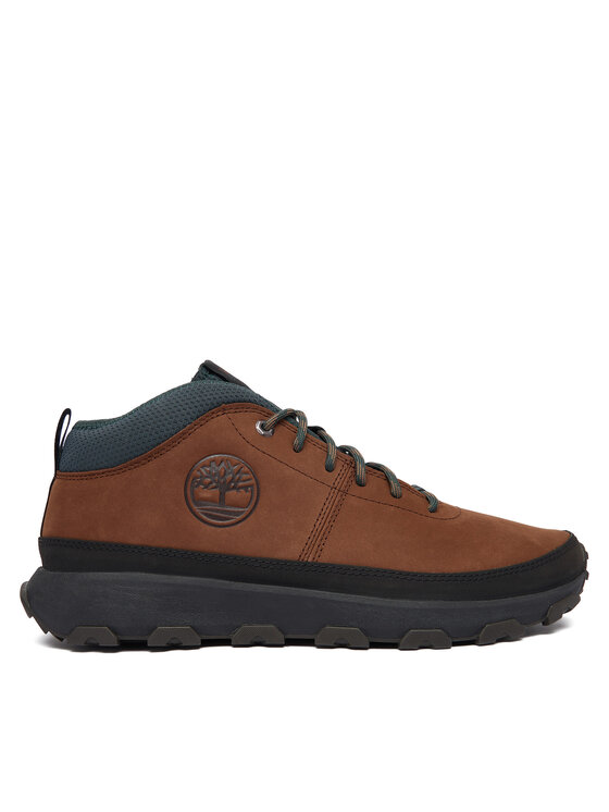 Timberland Сникърси Winsor Trail Mid Lace TB0A41X7W071 Кафяв цвят на ниска цена