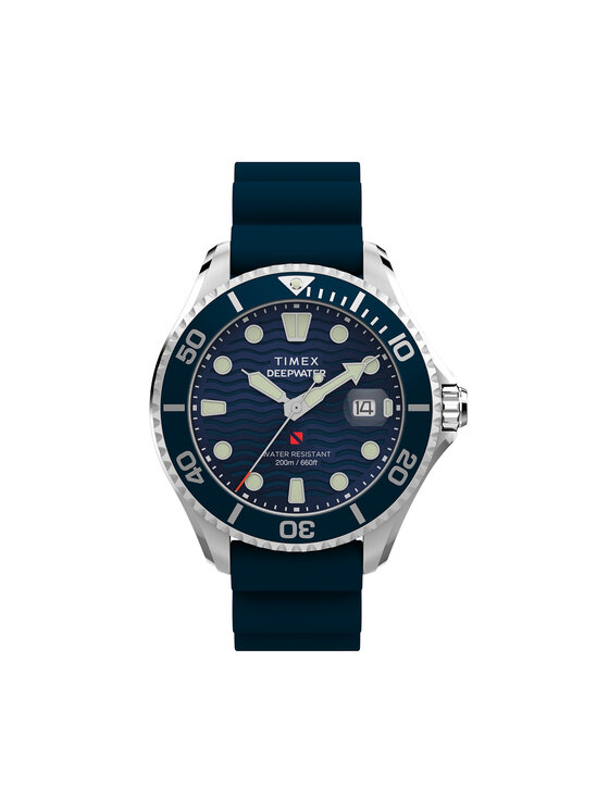 Timex Часовник Deepwater Meridian TW2W81500 Сребрист цвят на ниска цена
