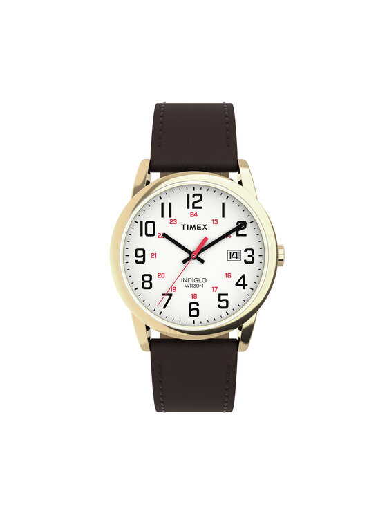 Timex Часовник Easy Reader® Classic TW2Y12700 Кафяв цвят на ниска цена