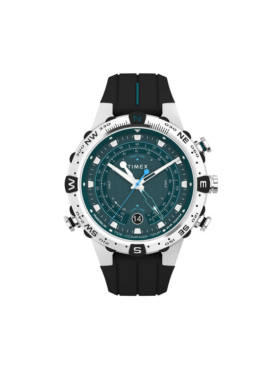 Timex Часовник Expedition North Tide-Temp-Compass TW2W24200 Черен цвят на ниска цена
