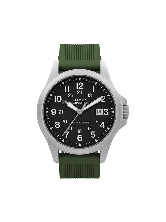 Timex Часовник Expedition® Field Post Solar TW2Y31600 Зелен цвят на ниска цена