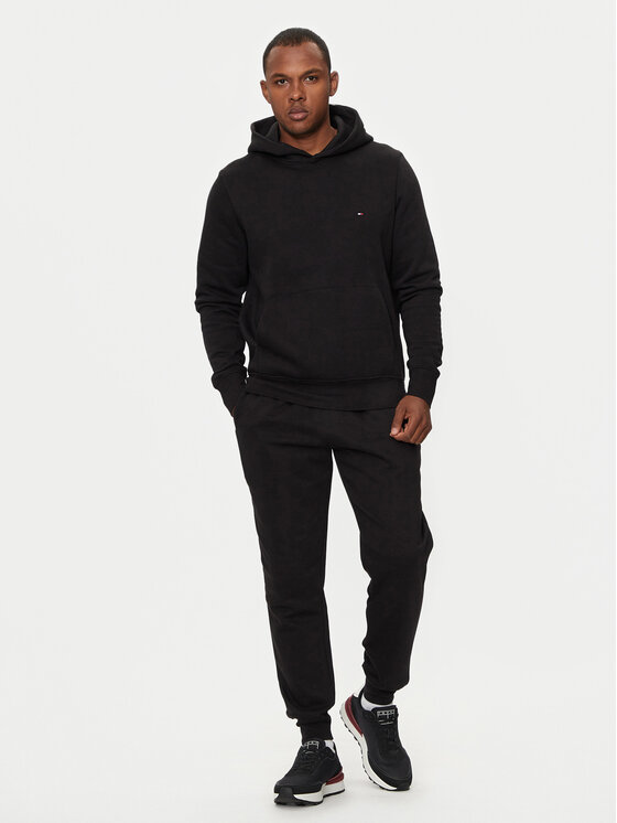 Tommy Hilfiger Анцуг Flag Logo MW0MW36440 Черен Regular Fit цвят на ниска цена